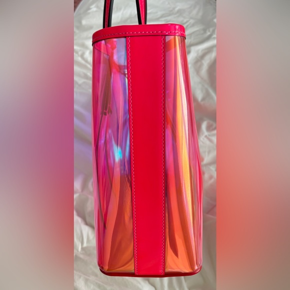 NWT • Christian Louboutin • Cabata Small Tote Bag in Rose Pink • Removable Pouch - Picture 5 of 11